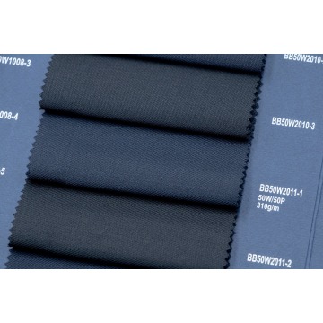 Deep Navy 50% Wool Fabric