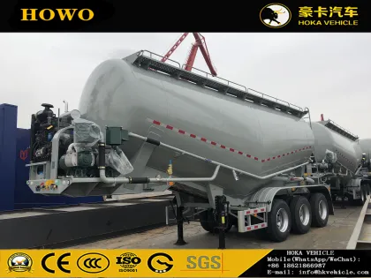 CIMC 3 Axle 38m³ Cement Tanker Trailer