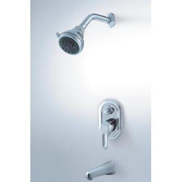 concealed installation shower mixer set