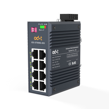 ODOT IES-ST008G-003 8-Port Gigabit Unmanaged Layer 2 Industrial Ethernet Switch