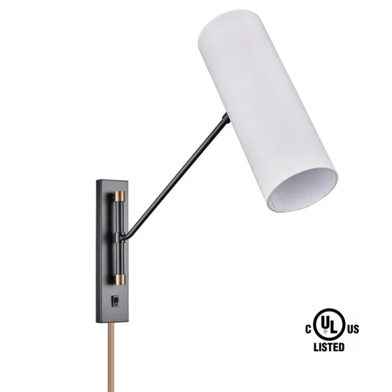 UL Listed Country Inn Nightstand Lamp for Queen Rooms - Dark Bronze Wall Sconce