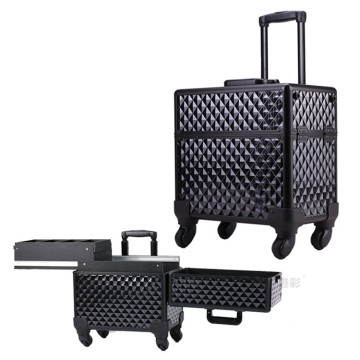 Traveling Dresser Trolley Makeup Case for Show