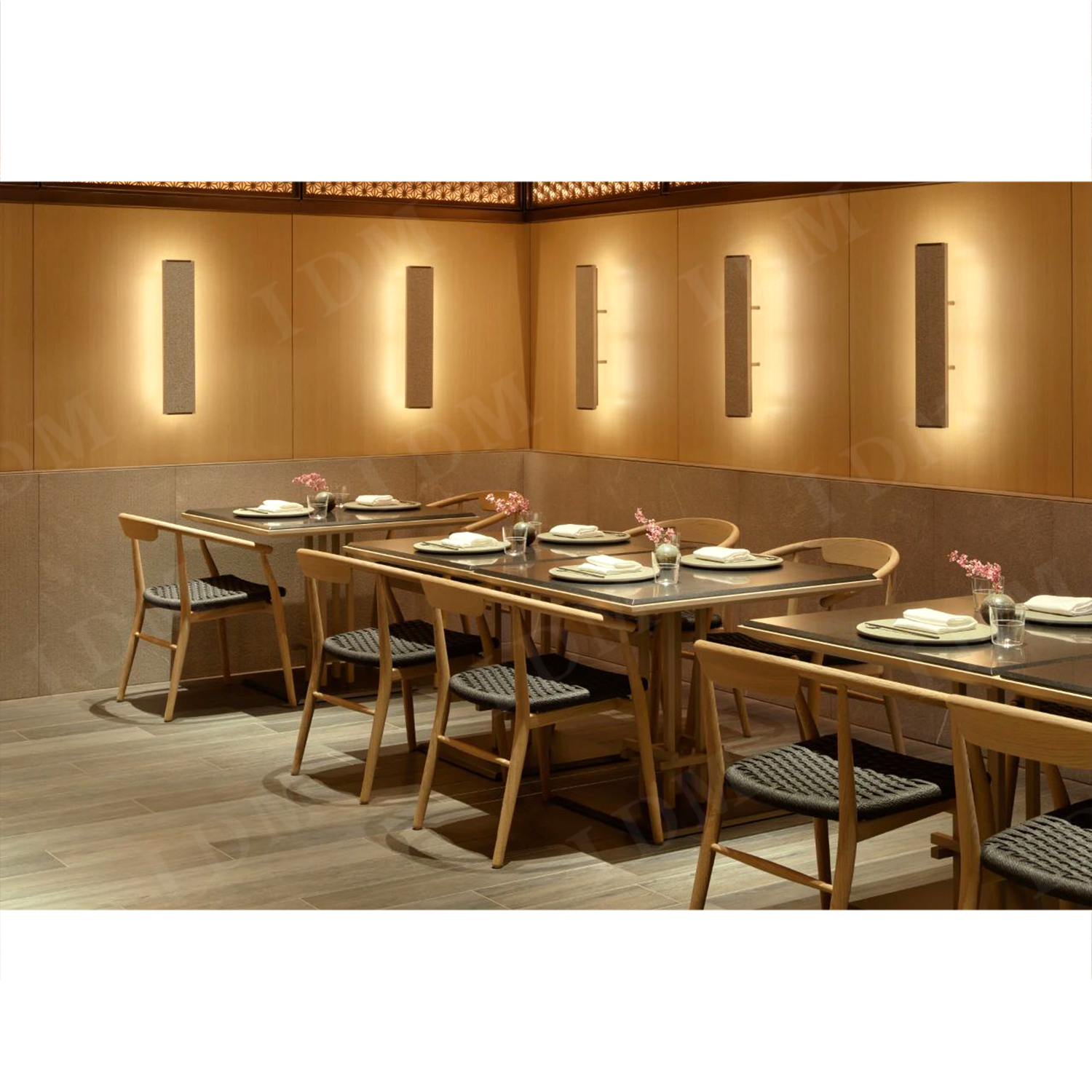 Dining furniture Leather Single Restaurant Cafe furniture