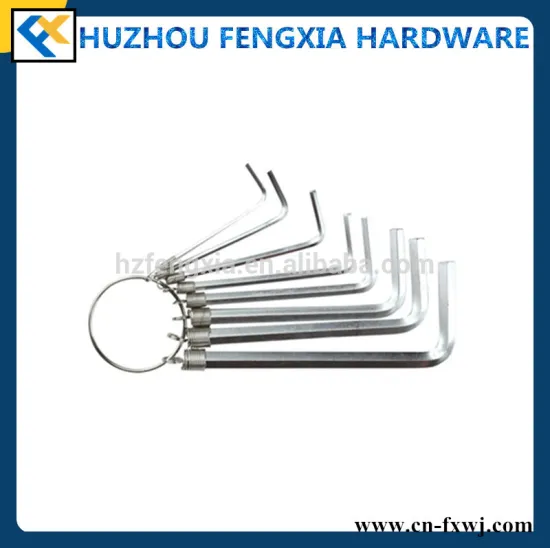 High Quality Carbon Steel Black Finished Hex Key Socket Allen Wrench