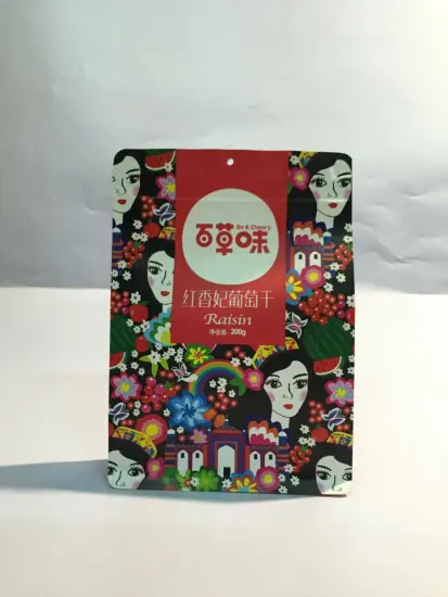 Zipper Packaging for Snack Food