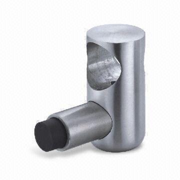 Door Stop, Fitting for Track Diameter of 25mm, with Satin or Polish Finish, Made of Stainless Steel