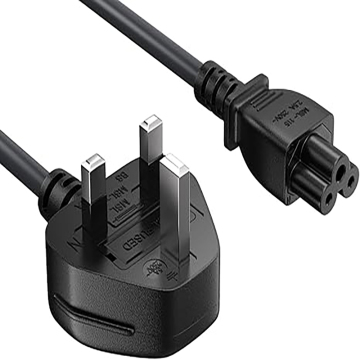 1.5m to 1.8m AC UK Plug Power Cable BS to C5 for Computer Laptop