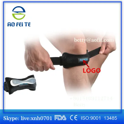 Fully Adjustable Jumpers's Knee Patellar Tendon Support Strap Band