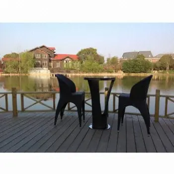 Outdoor furniture set, glass top
