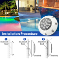 LED submersa submersa LED para piscina