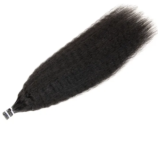 MRSHAIR Cheap Human Hair For Black Women Micro Rings Hair 100g  Keratin Pre-Bonded Kinky Straight I Tip curly Hair Extensions