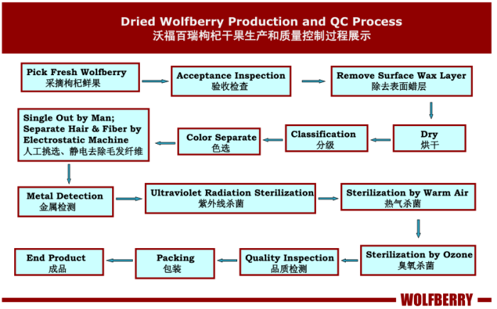 Bulk Wholesale Ningxia goji berry