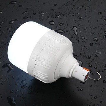Bulbo de emergência de LED recarregável - luz de acampamento de 360 ​​°