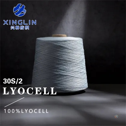 Xinglin 30s/2 100% Lyocell Blended Yarn for Knitting and Weaving