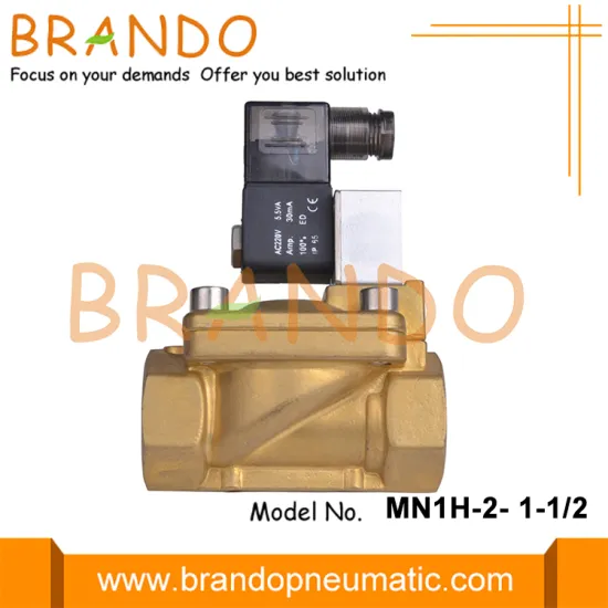 Festo Type MN1H-2-1-1/2-MS 1.5'' Solenoid Valve Brass Design