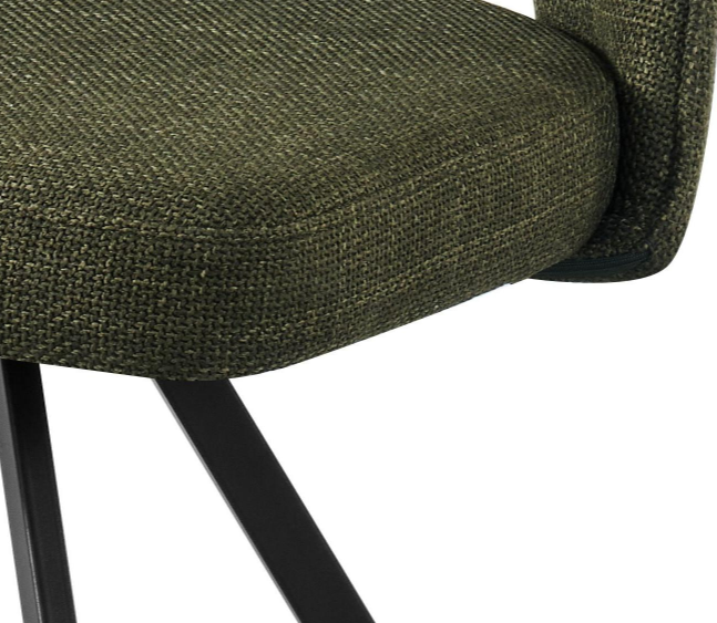 BR-25A34 upholstered fabric dining chair 13