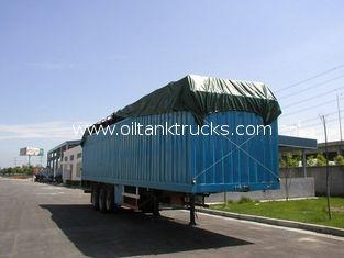 Dual-loop air brake system 3 axles box semi trailer / van s