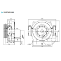 Elevator Chikamu cheGearless Traction Machine