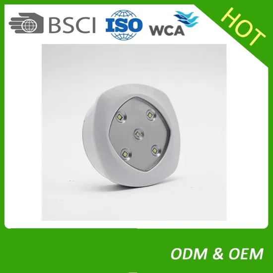 LED cabinet light, Bright LED puck light LED Night Light Display Battery Powered