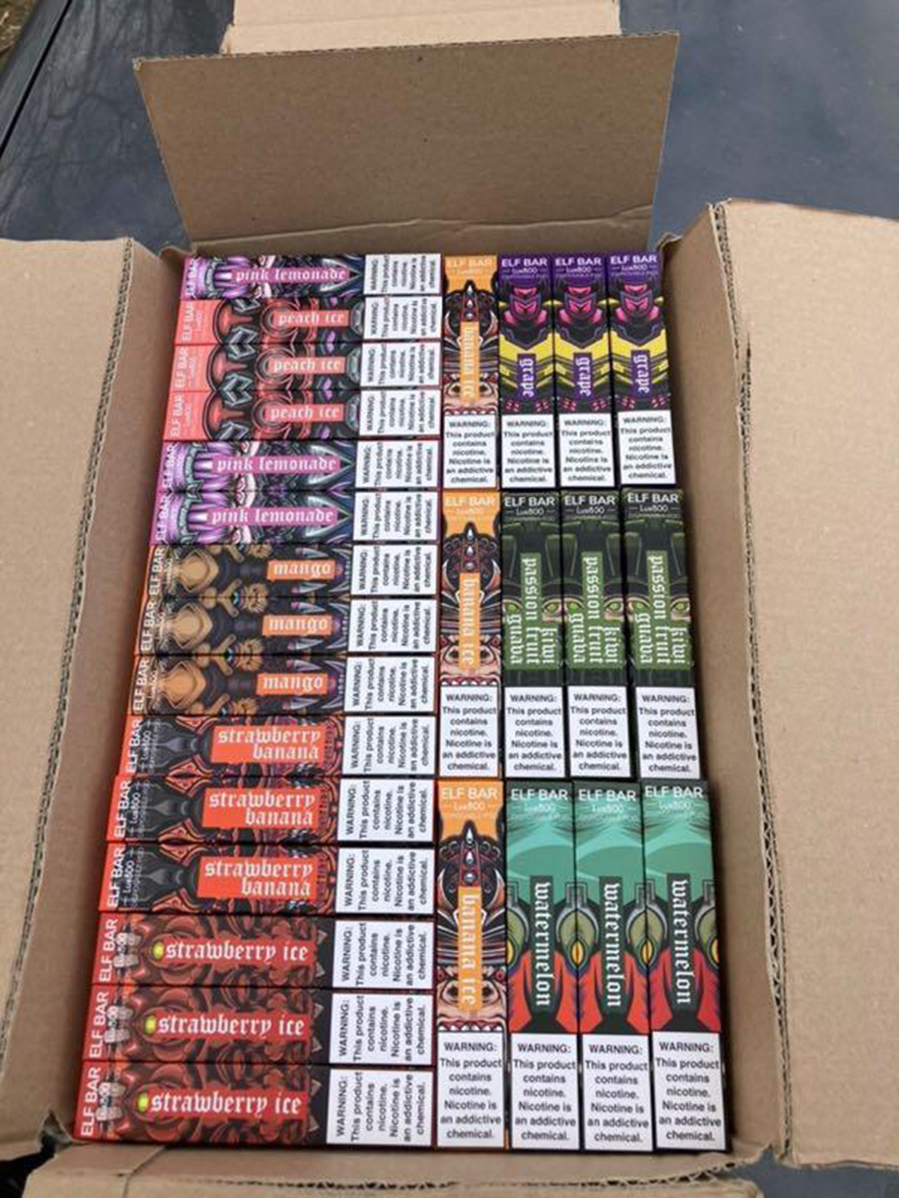 Elf Bar Lux Wegwerp Vape1500 Rookwolken