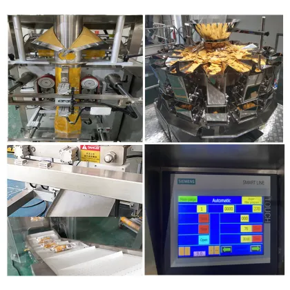 Automatic Multi-Head Weigher for Dried Cranberries and Cheetos Snack Packing