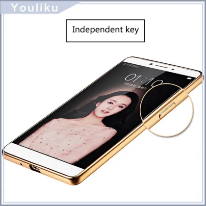electroplate tpu soft shell for oppo r9 plus transparent back cover for oppo neo 7