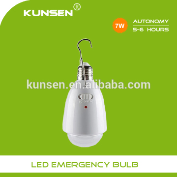 Rechargable emergency led bulb light e27 5w 7w home use bulbs