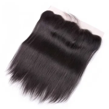 Straight 13x4 Lace Frontal Closure 100% Remy Human Hair Lace Closure Free/Middle/Three Part Natural Color