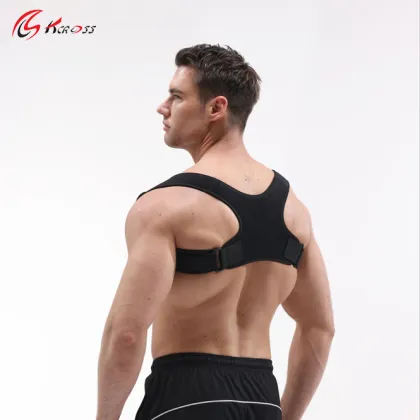 Adjustable Orthopedic Lumbar Belt with Shoulder Straps for Posture Correction