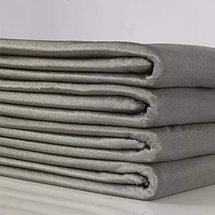 100% Silver Fiber EMF Shield Anti-Radiation Knitted Fabric