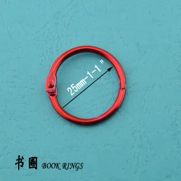 metallic book ring