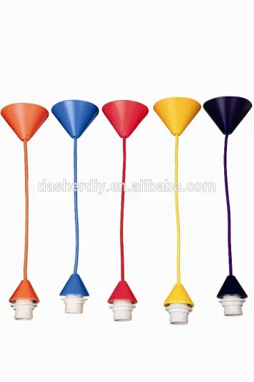 European style plastic lamp with edison bulb