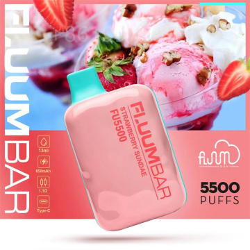 Barra flúa FU5500 Vape desechable Vape Pod