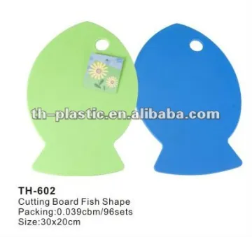 fish shape plastic cutting board