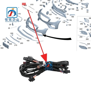 2014-2017 Mercedes-Benz W213 E 급 센서 케이블 라인 2135405203 Electric Eye Harness