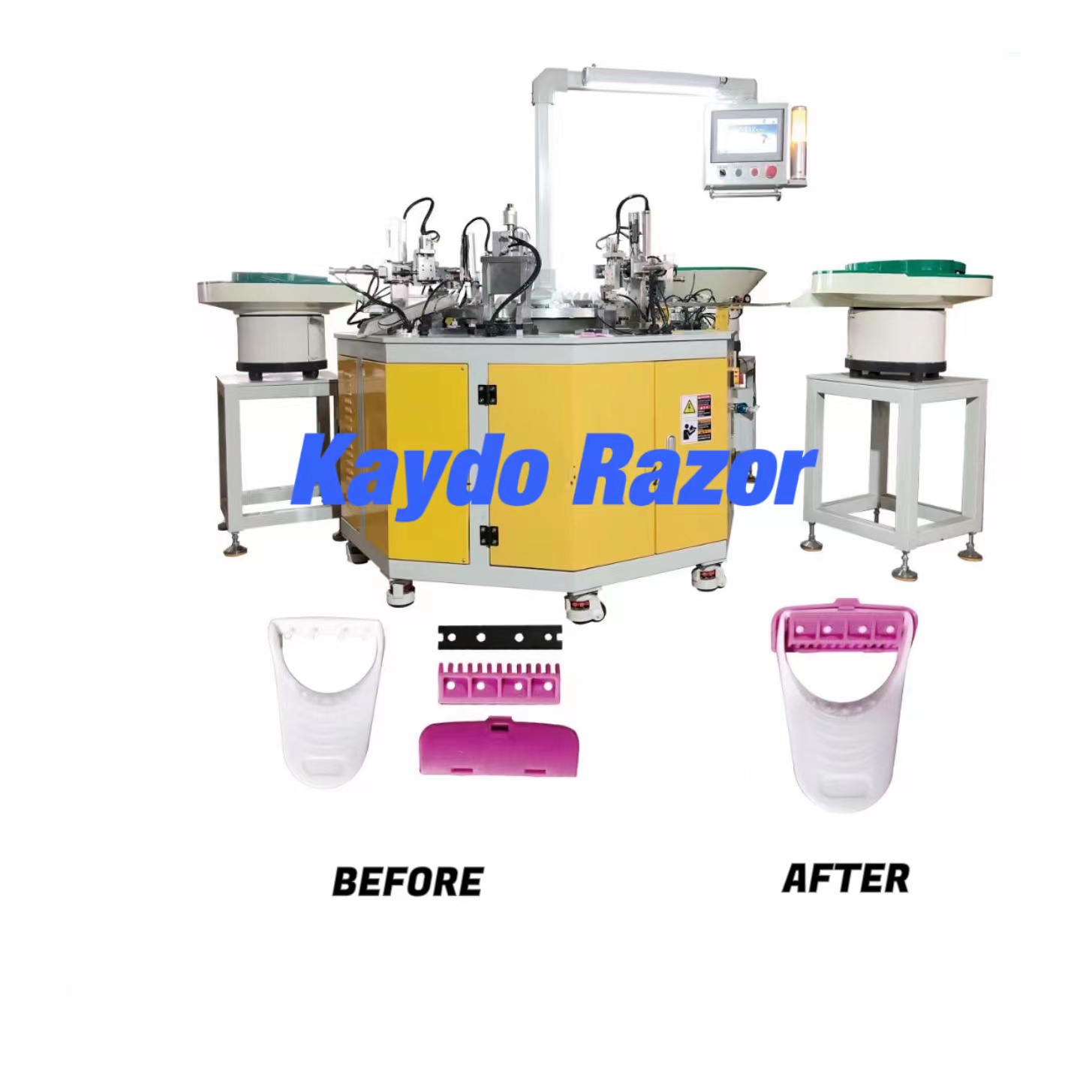 lady razor assemble machine for body shaving razor1
