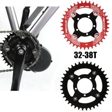 Aluminum Alloy Electric Bicycle Chain Ring for Bafang BBS01 & BBS02: Offset Correction Parts for Ebikes