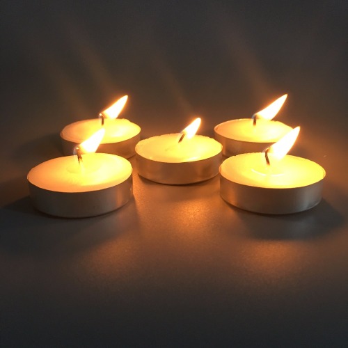 Thời gian cháy lâu không có Polybag nến Tealight