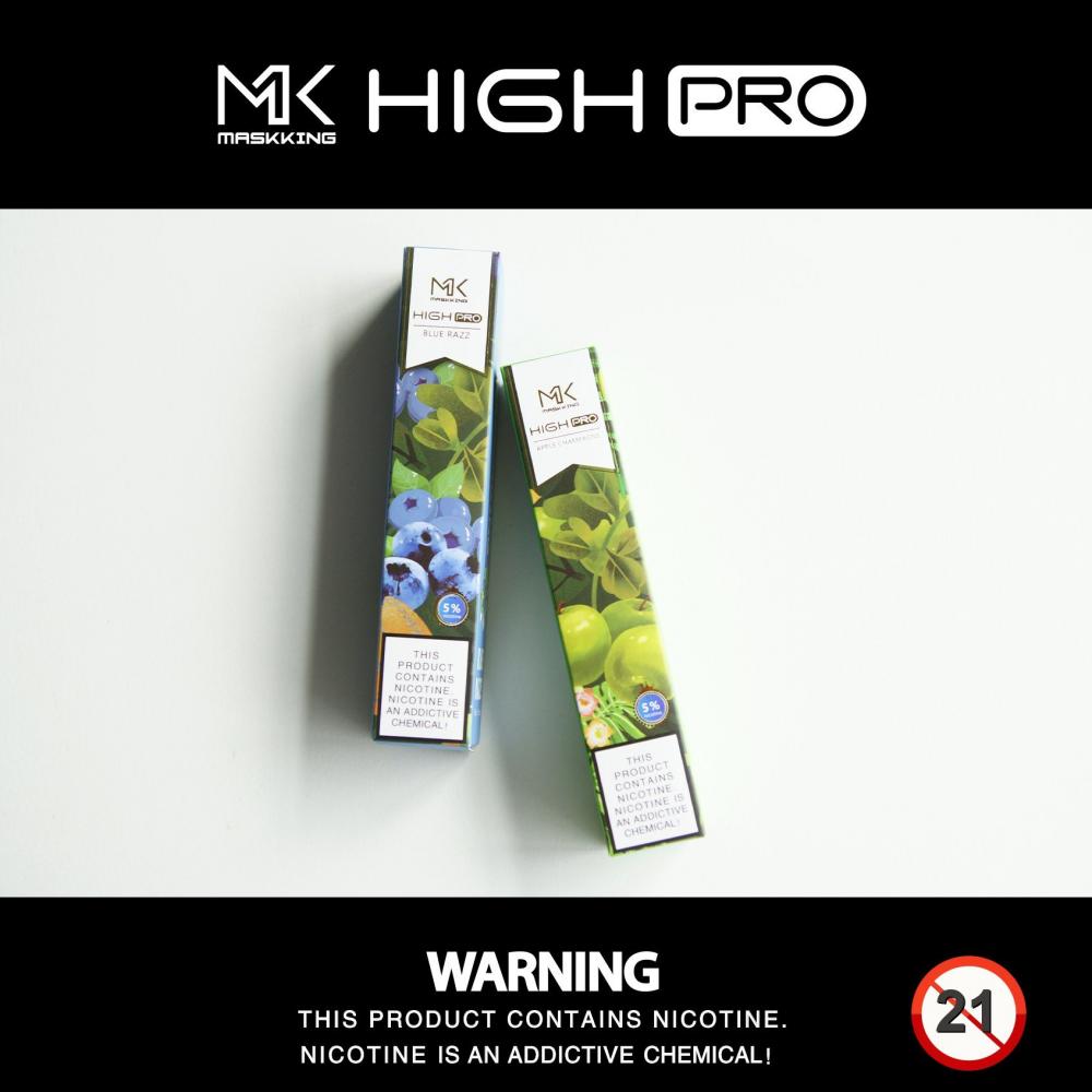 Maskking High PRO 1000 puffs القرون التي يمكن التخلص منها الإكوادور