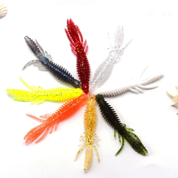 Soft Lures Fishing: Luminous Shrimp Lure for Bass Bait