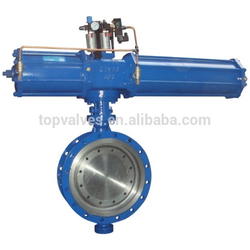 Resilient seated pneumatic actuated Butterfly Valve