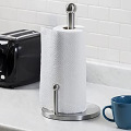 Minimalist Chrome Stand Up Kitchen Paper Towel Holder