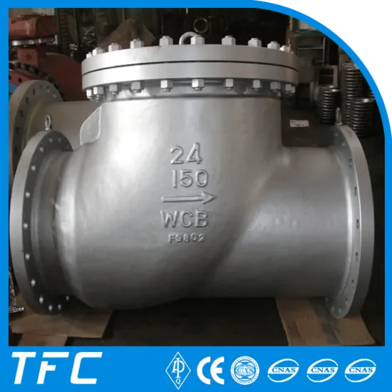 double flange cast steel swing check valve