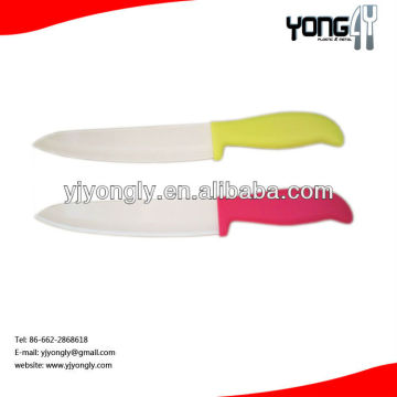 High quality 7 inch ceramic chef knife with colorful handle