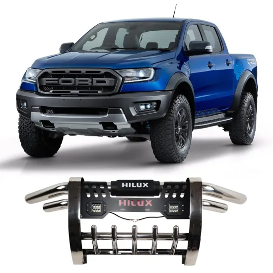 4X4 Accessories for Isuzu Dmax and Ford Ranger Raptor 2019: Steel Front & Rear Bumpers & Bull Bars