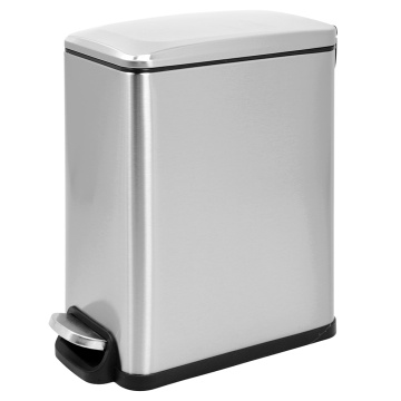 10L Rectangular Shape Slim Pedal Bin