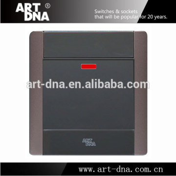 UK Standard A68 45A Double Pole Switch with neon