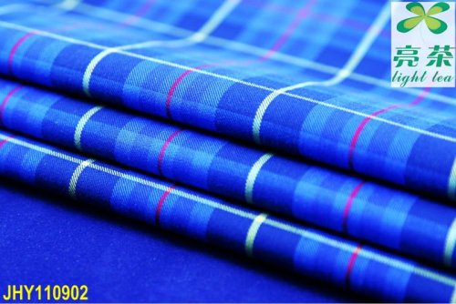 yarn dyed cotton/nylon/spandex fabric for branded shirts