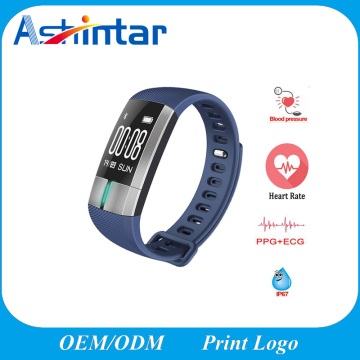 Smart Wristband Monitor ECG Blood Pressure Heart Rate Watches Fitness Activity Tracker Bracelet