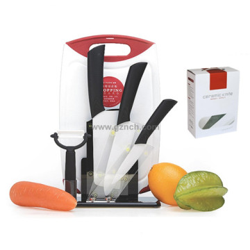 Paring &chef ceramic knife 6pcs set
